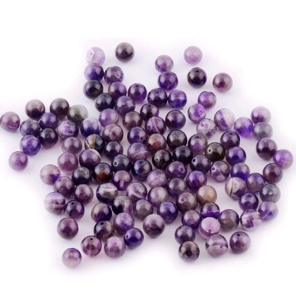 NWT Wool + Pepper Co. Zodiac + Gemstone - Aquarius + Amethyst Bracelet (Silver) - Picture 9 of 10